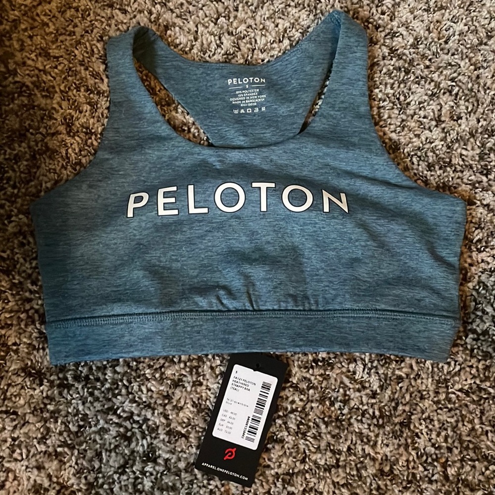 Peloton Heathered Strappy Bra